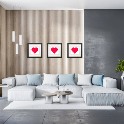 In love (passion pink heart) Poster