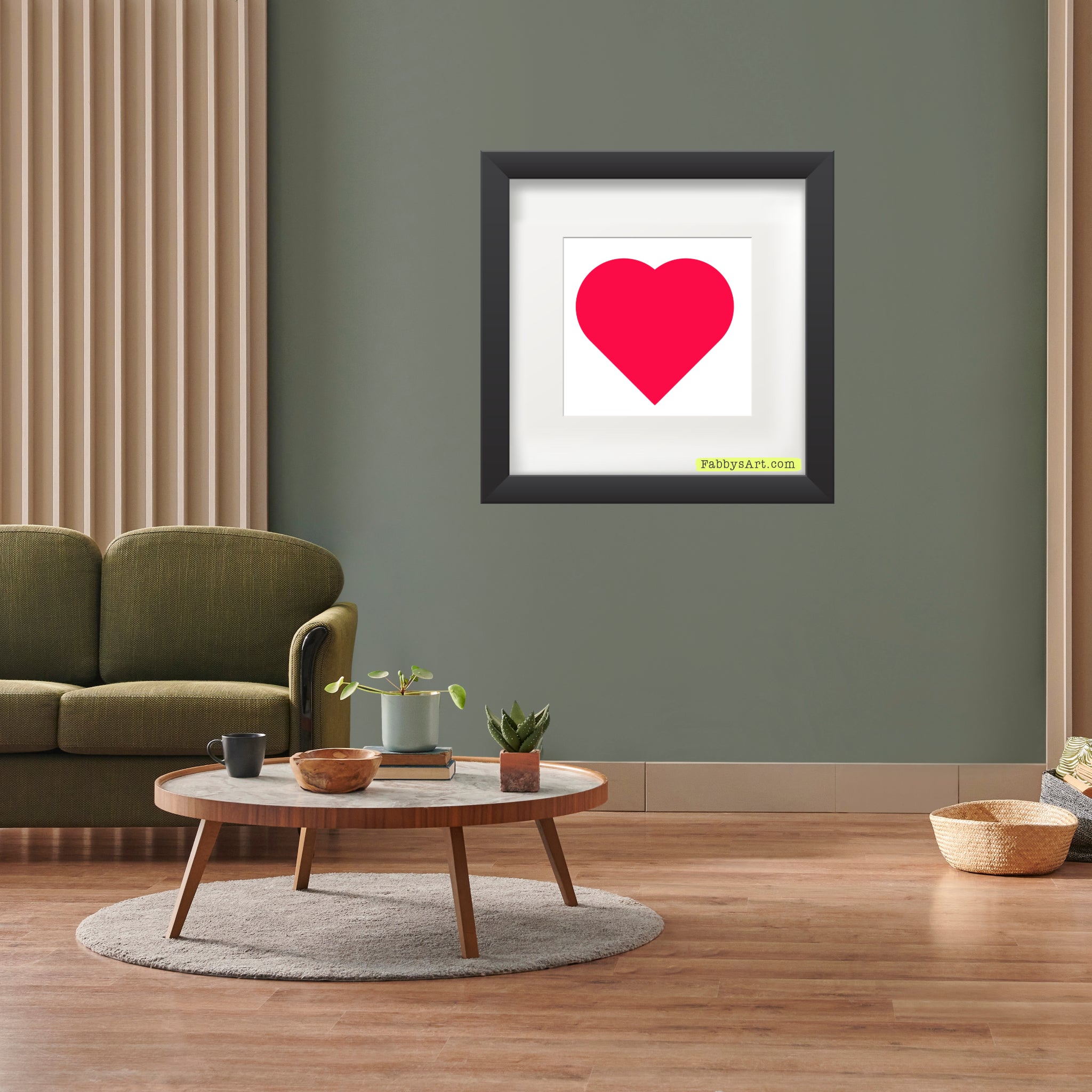 In love (passion pink heart) Poster