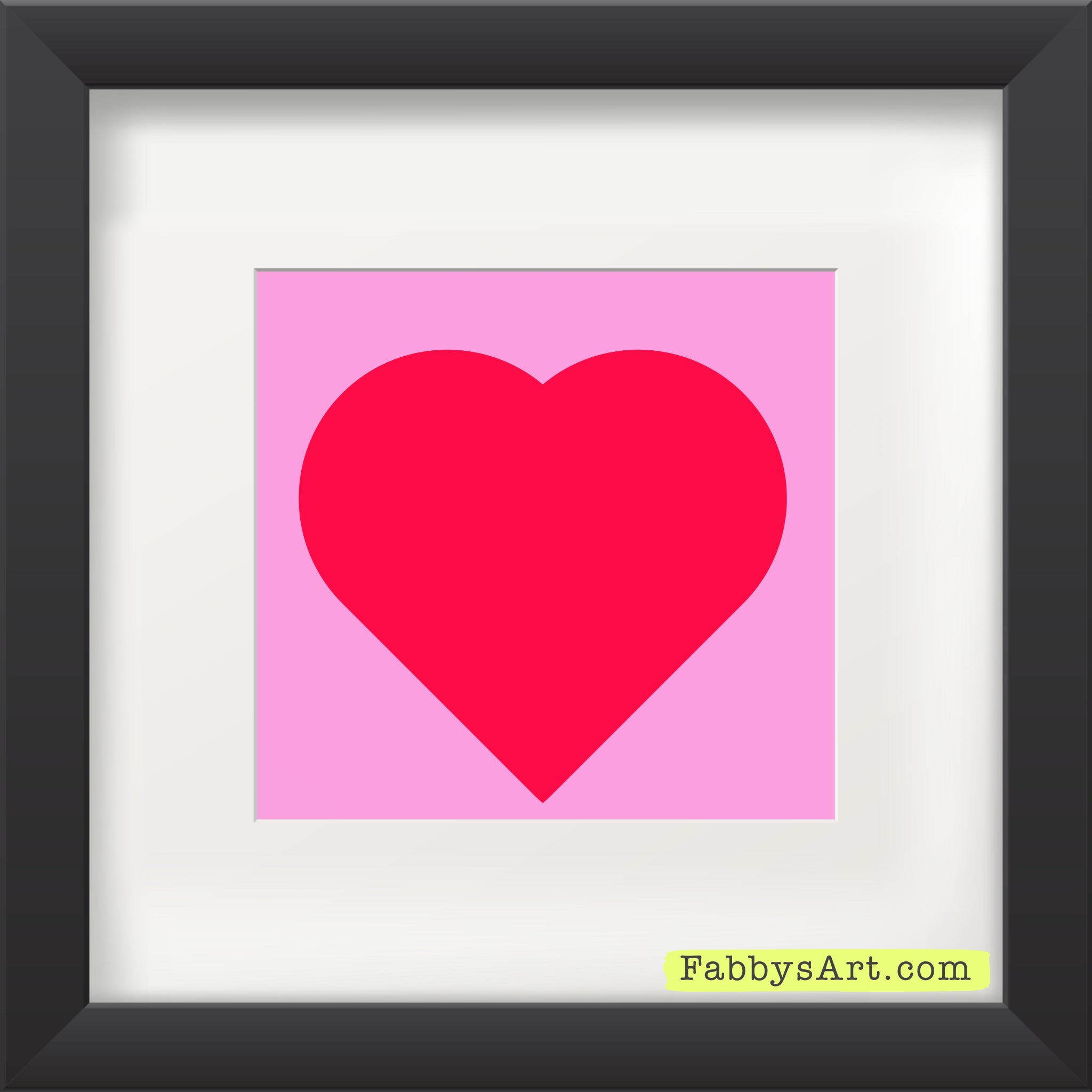 In love (passion pink heart and pink life) Poster