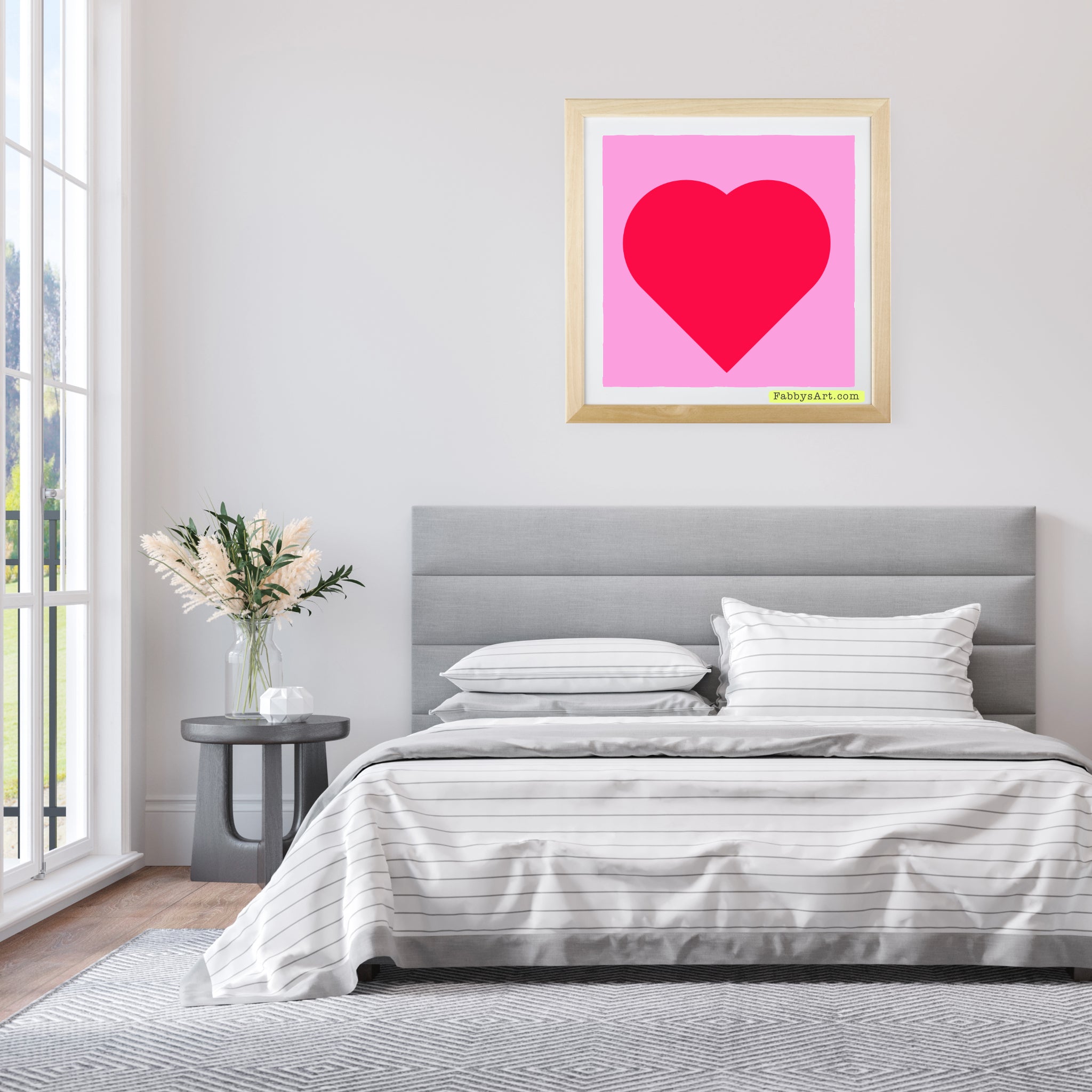 In love (passion pink heart and pink life) Poster