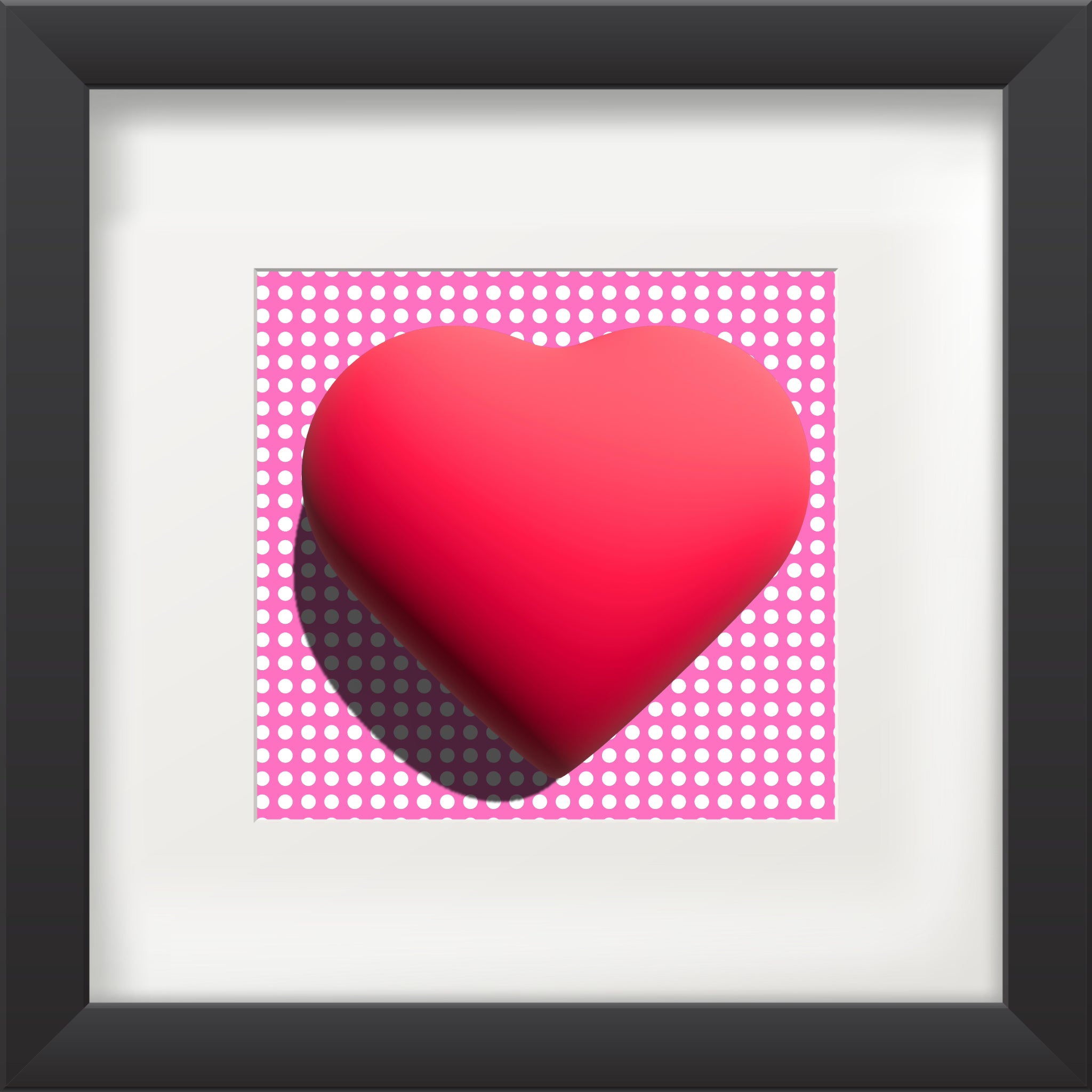 Shining heart for love Poster