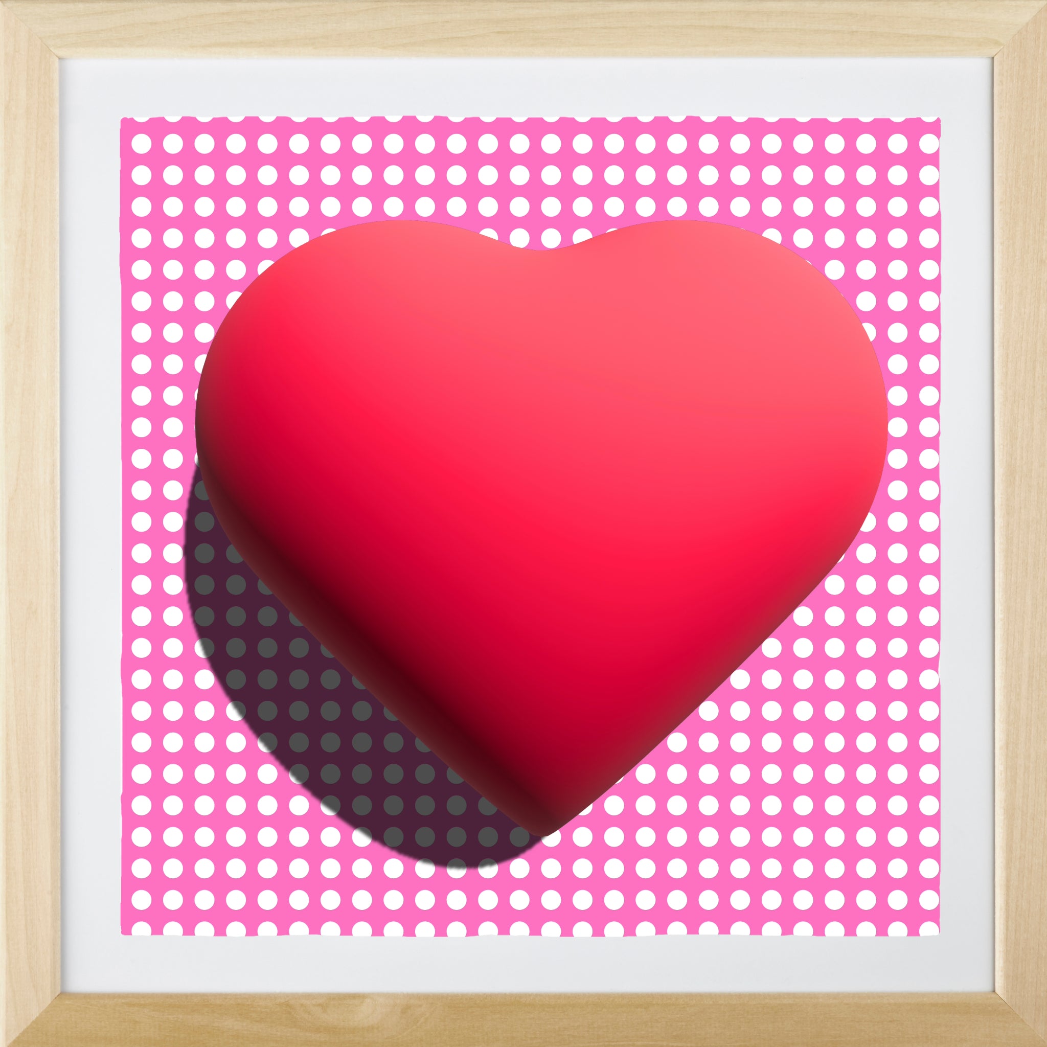 Shining heart for love Poster