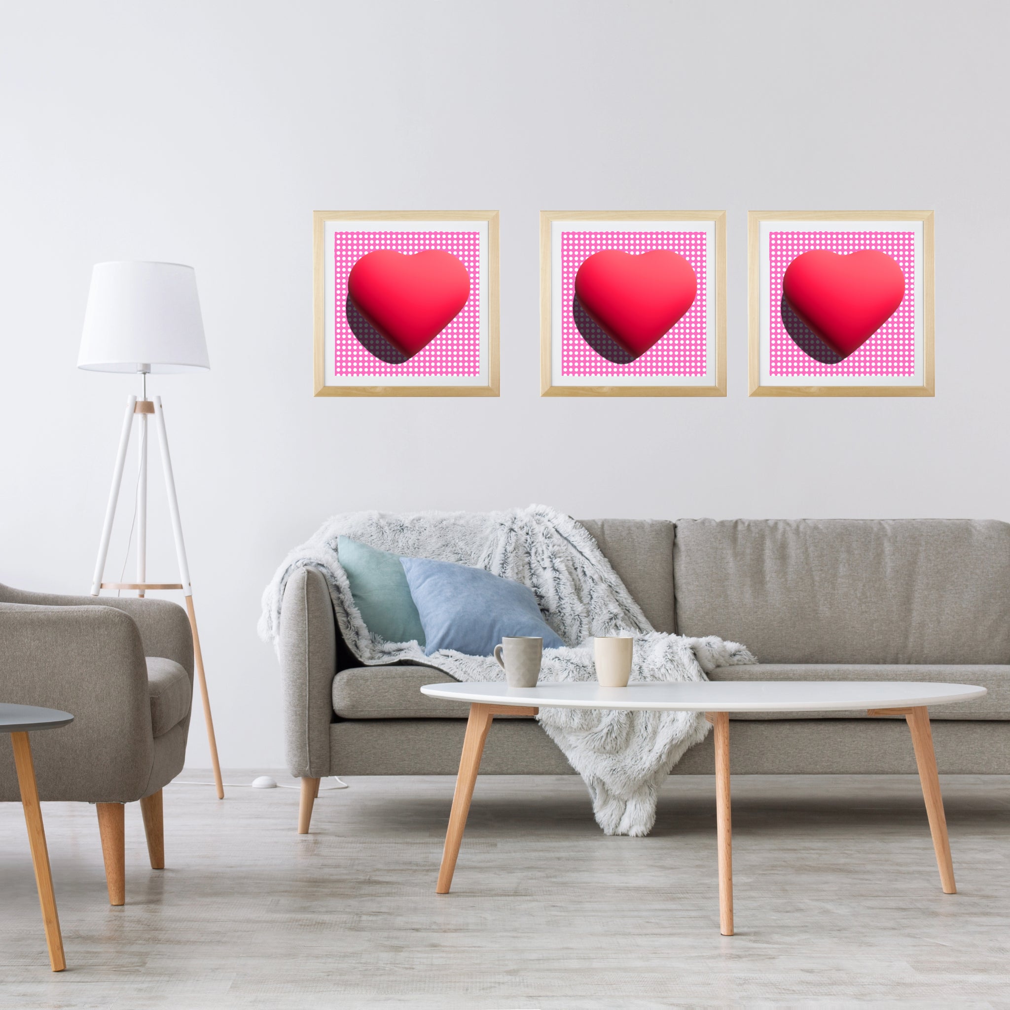 Shining heart for love Poster