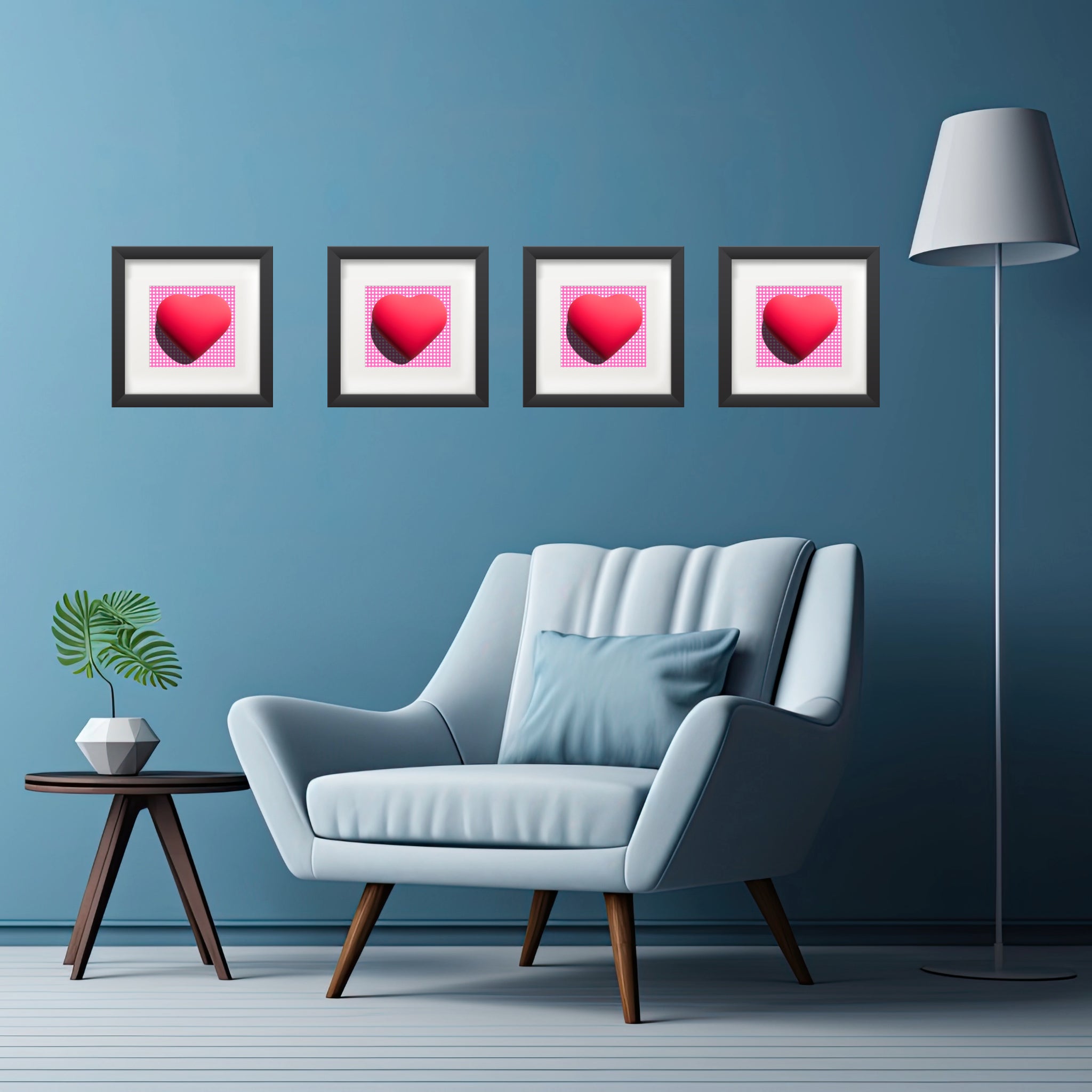 Shining heart for love Poster