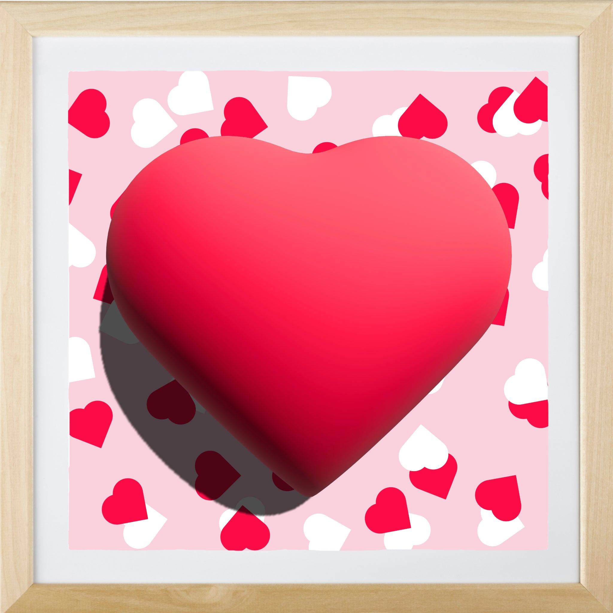 Valentines heart for love Poster