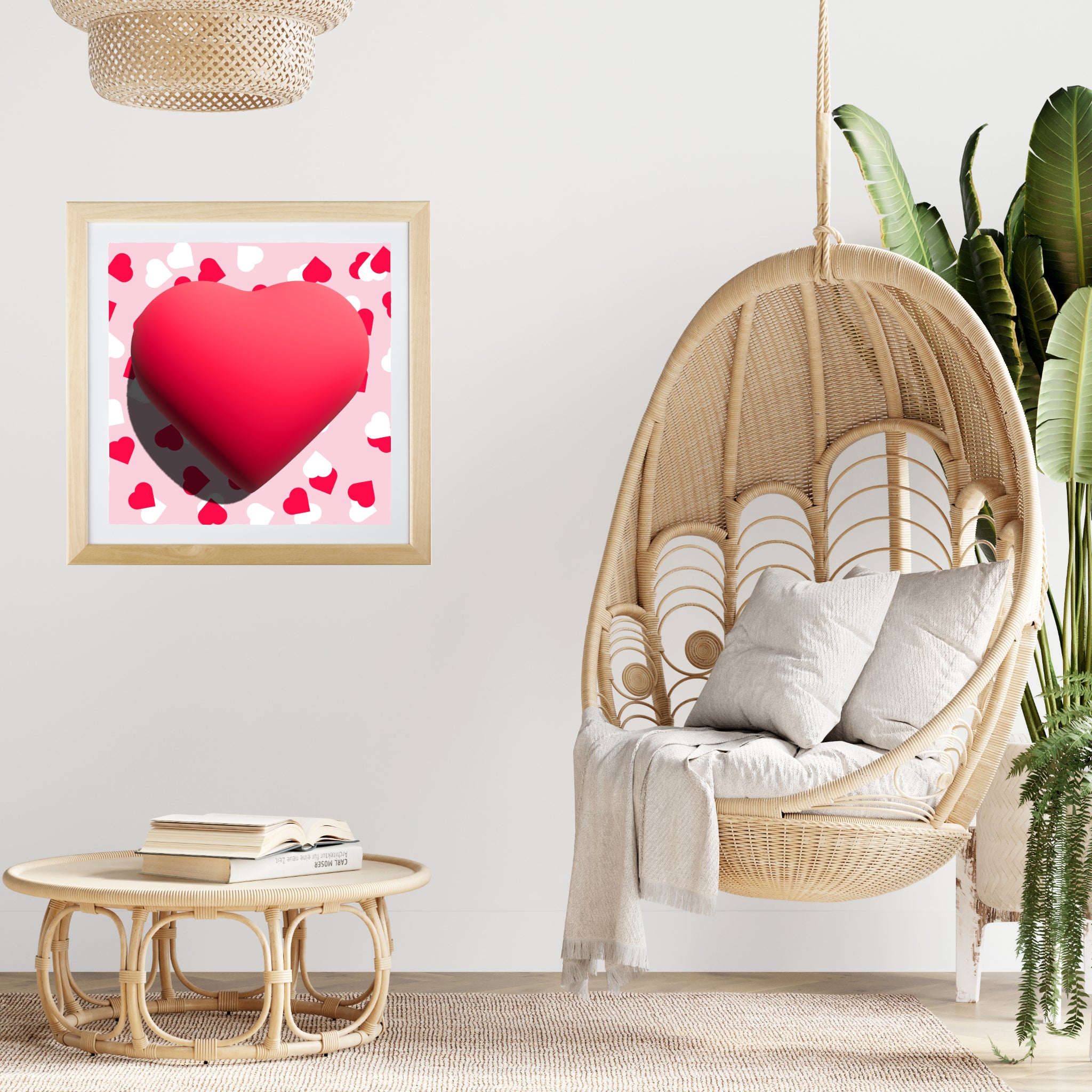 Valentines heart for love Poster