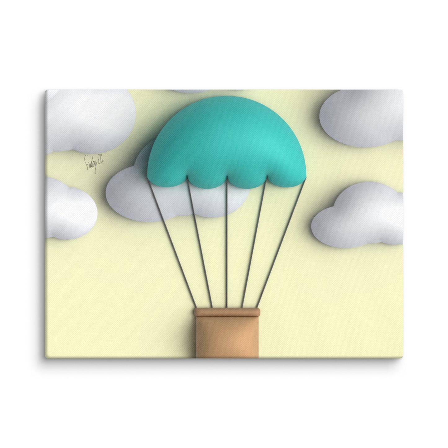 Air ballon canvas print