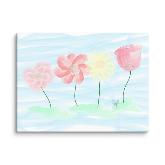 Buy myself flowers canvas print