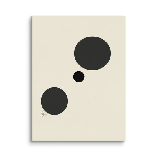 Type A dots canvas print