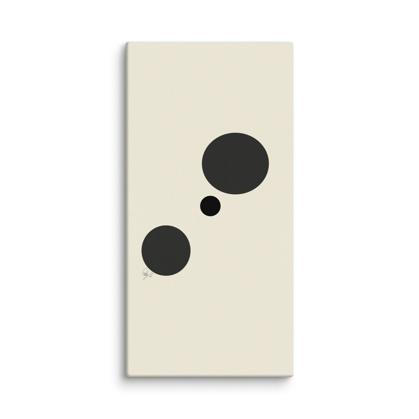 Type A dots canvas print