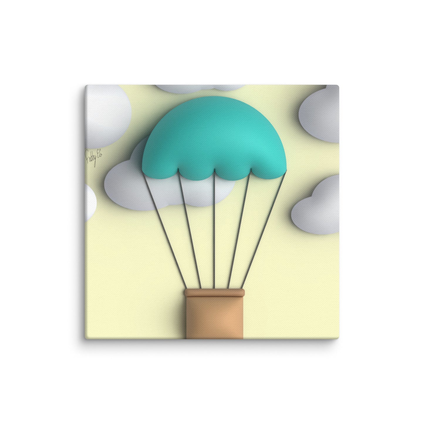 Air ballon canvas print