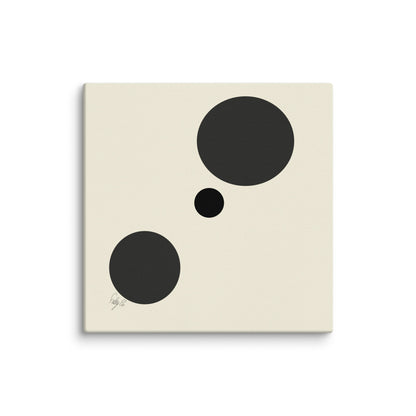 Type A dots canvas print