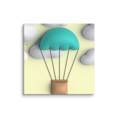 Air ballon canvas print