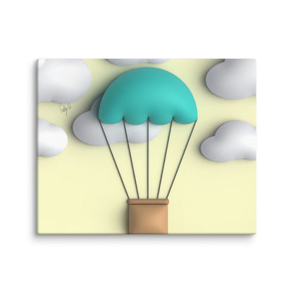 Air ballon canvas print