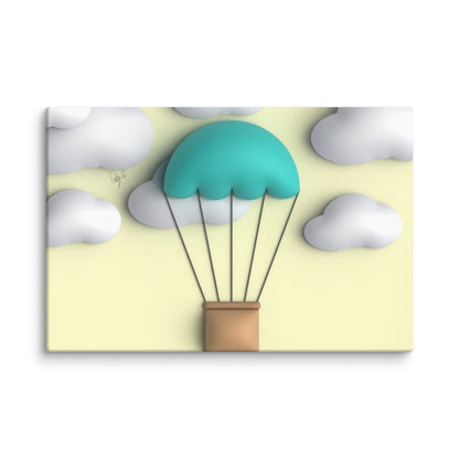 Air ballon canvas print