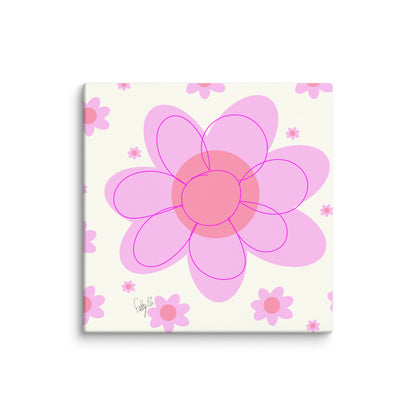 Pink Flower canvas print