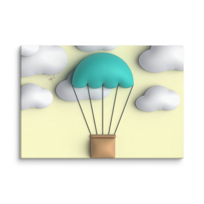 Air ballon canvas print