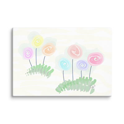 Women’s day flowers canvas print