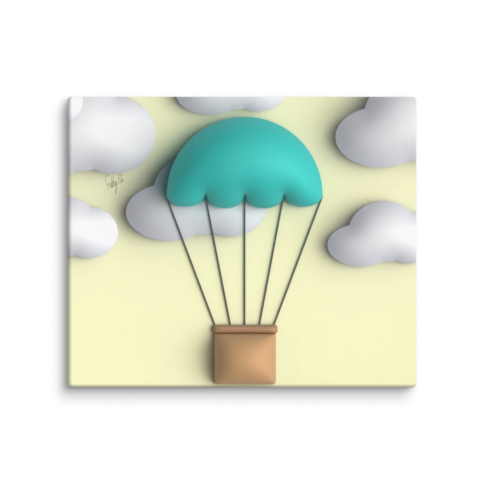 Air ballon canvas print