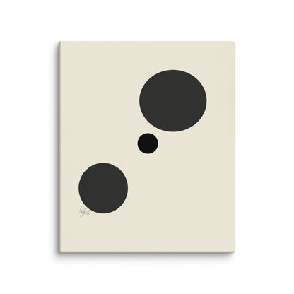 Type A dots canvas print