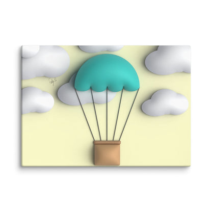 Air ballon canvas print