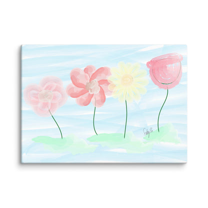 Buy myself flowers canvas print