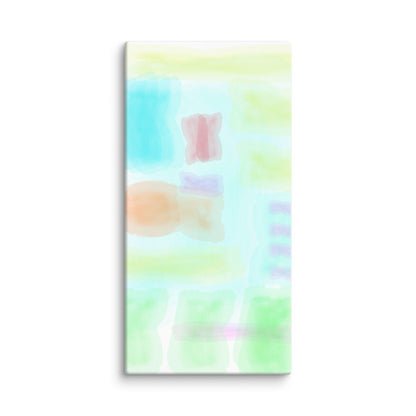 Watercolor abstract canvas print