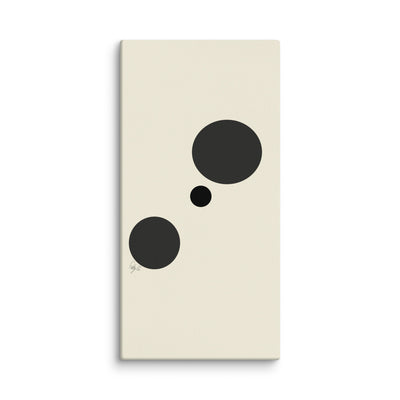 Type A dots canvas print