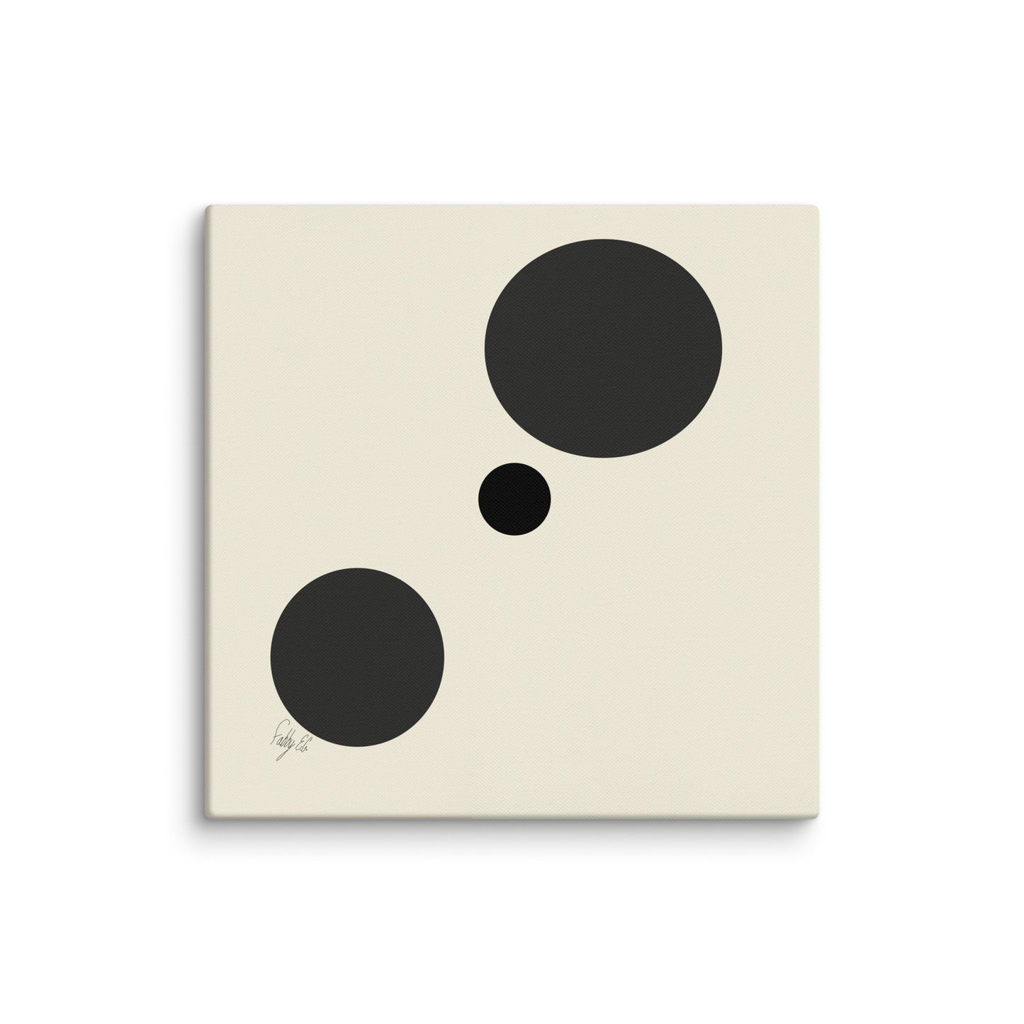 Type A dots canvas print