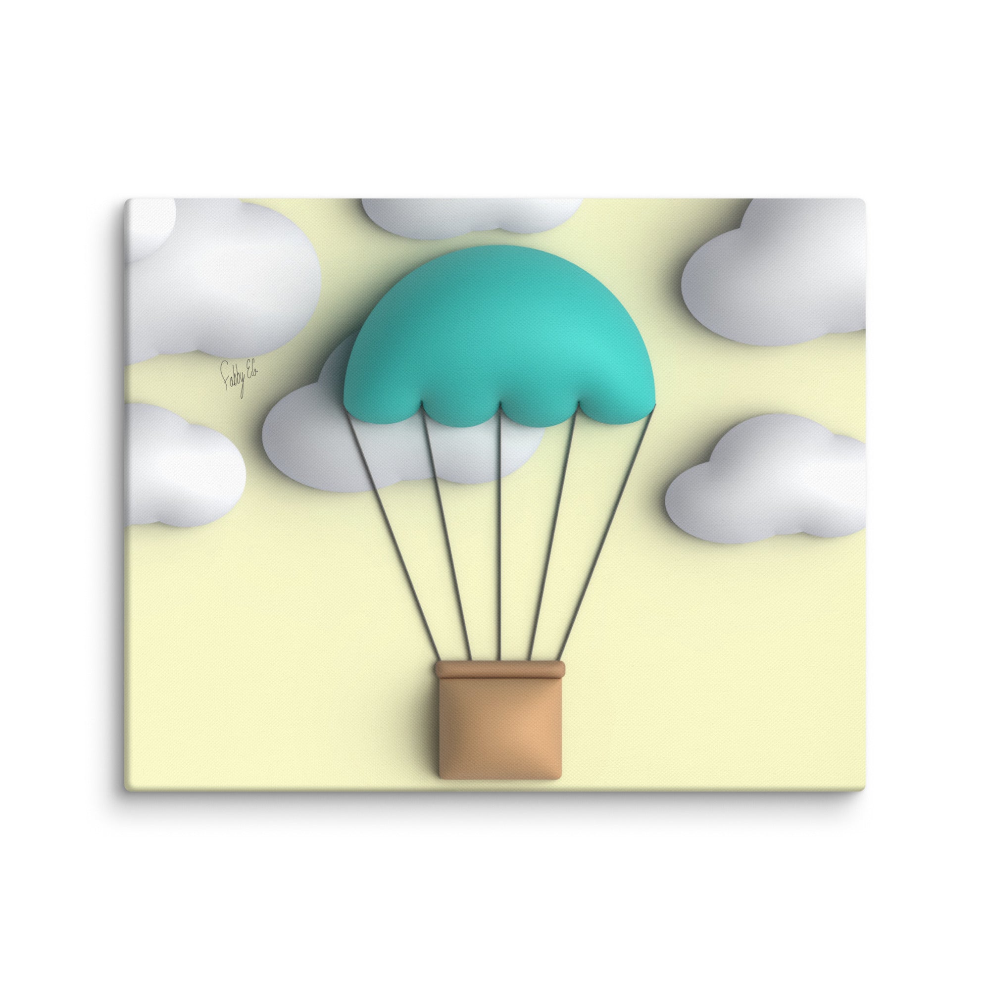 Air ballon canvas print