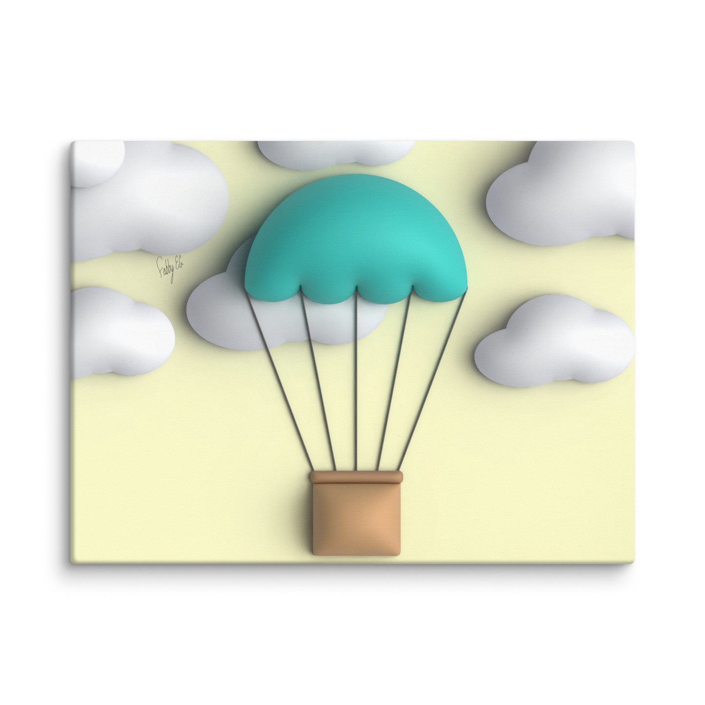 Air ballon canvas print