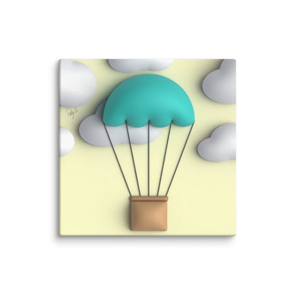 Air ballon canvas print