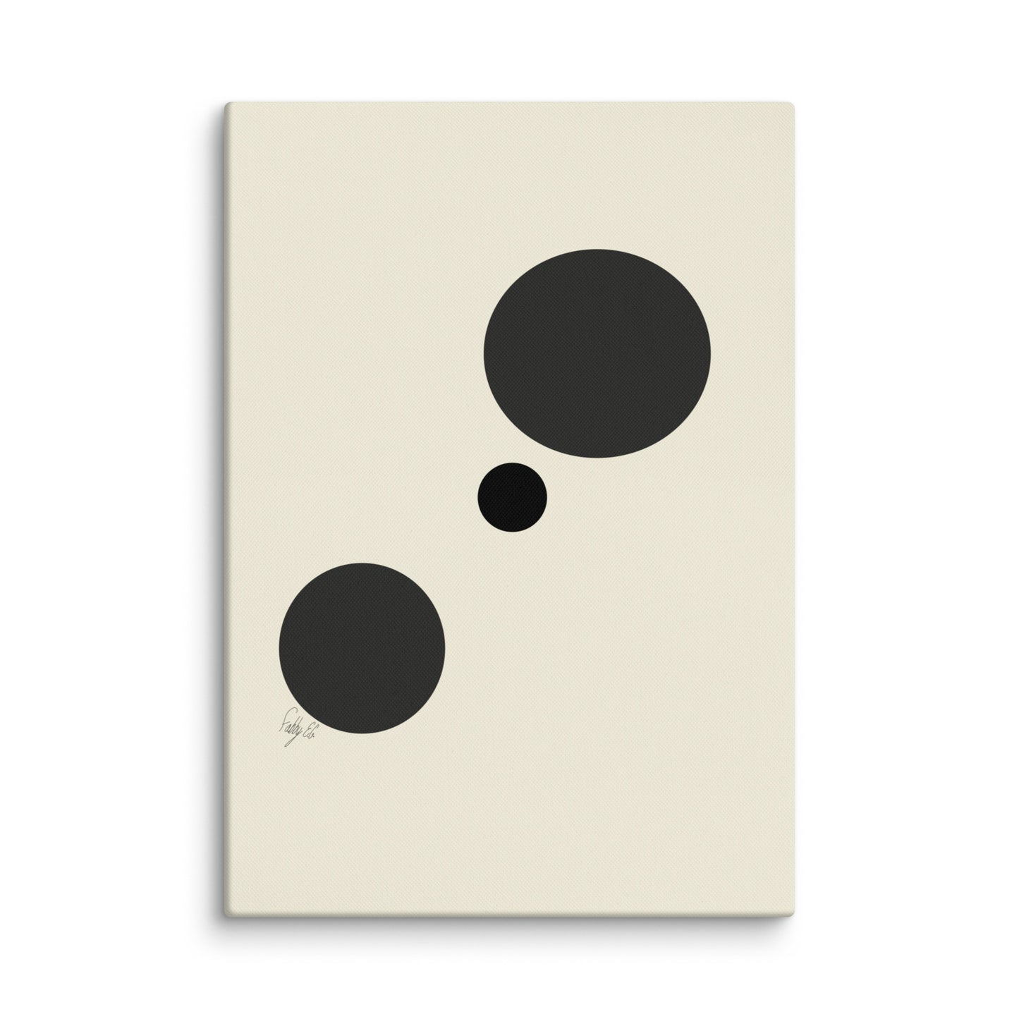 Type A dots canvas print