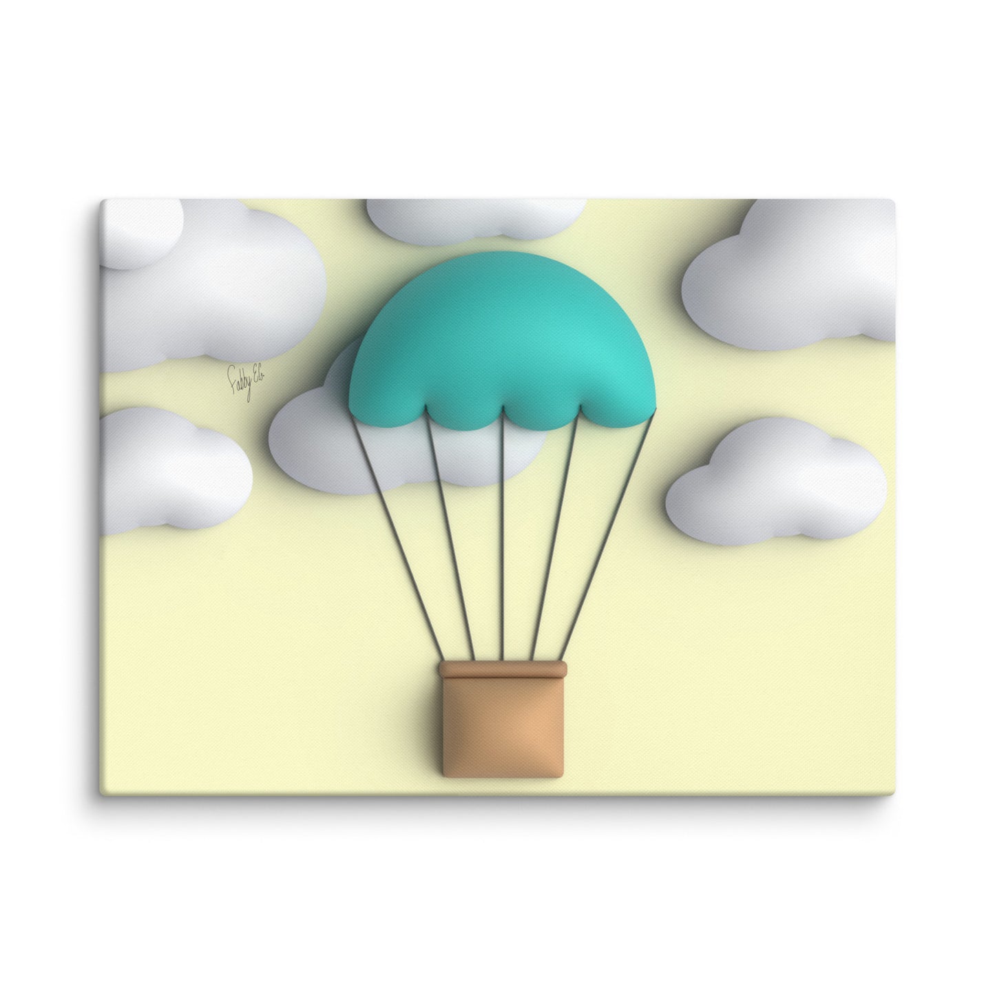 Air ballon canvas print