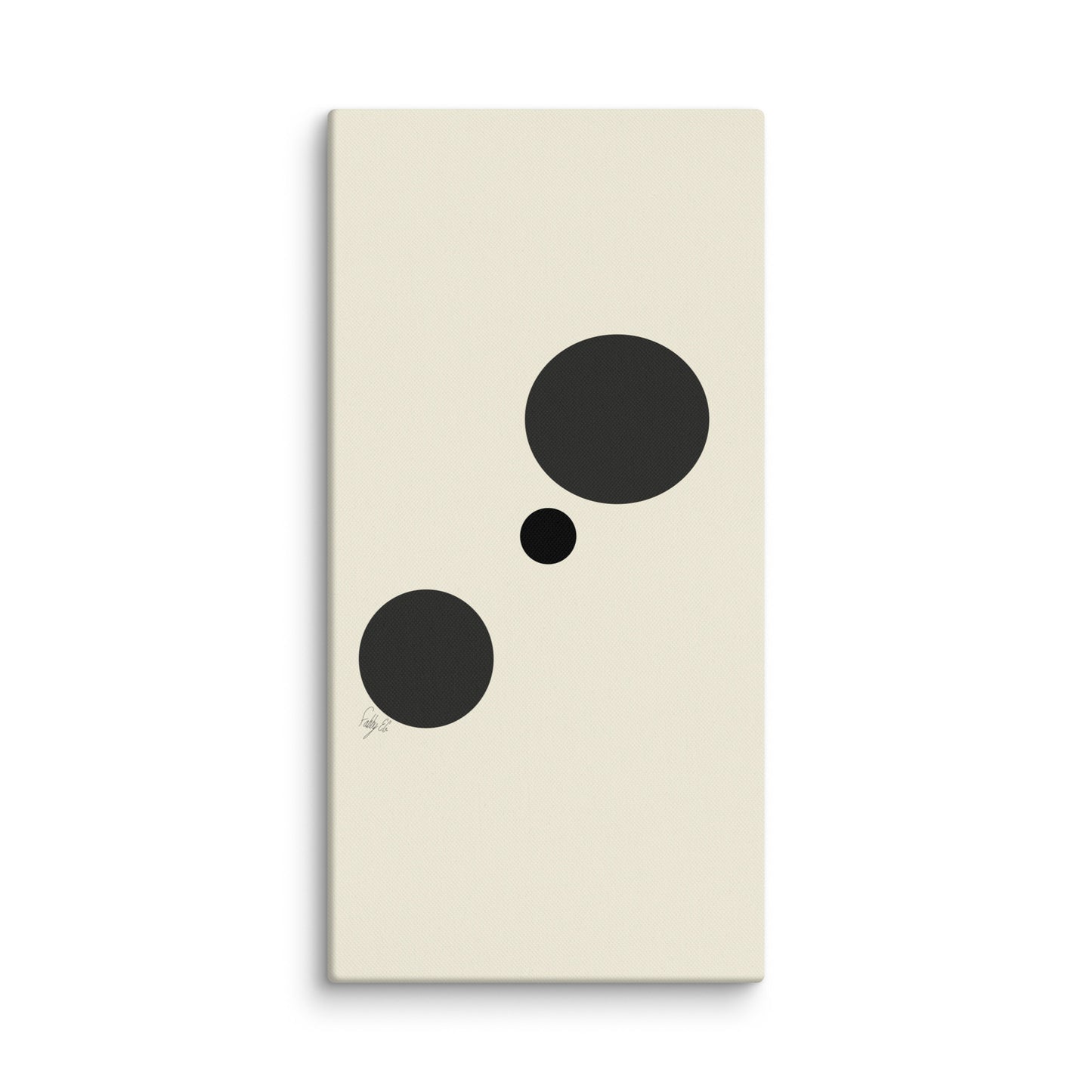 Type A dots canvas print