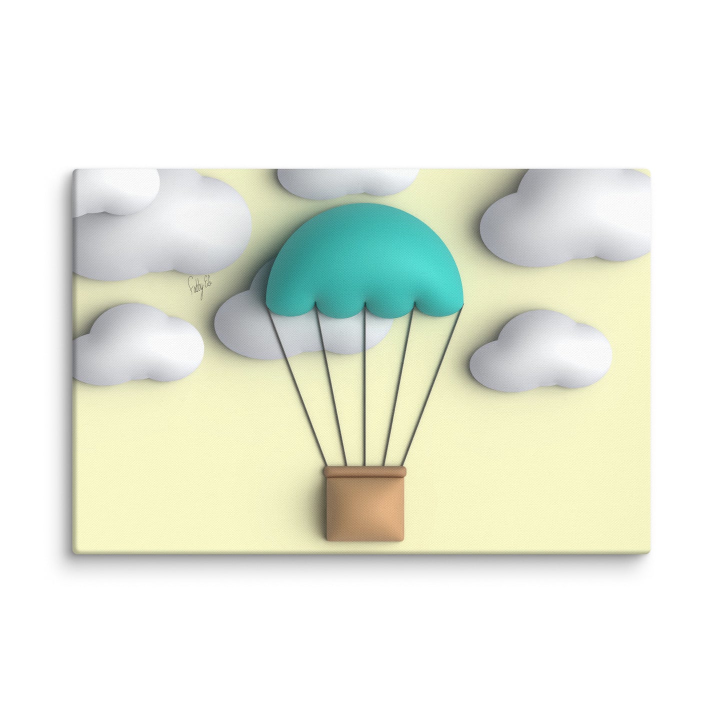 Air ballon canvas print