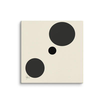 Type A dots canvas print