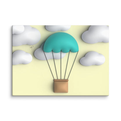 Air ballon canvas print