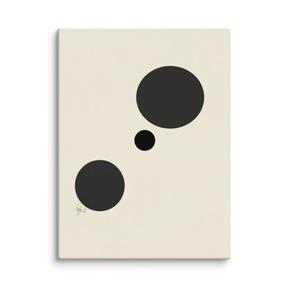 Type A dots canvas print