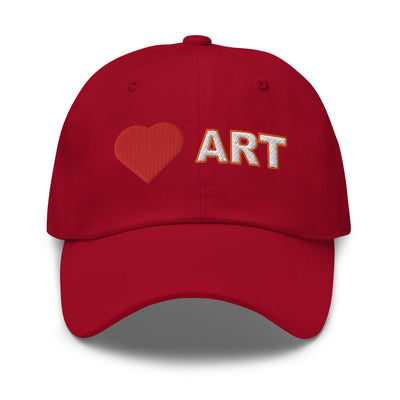Love art, embroidery Classic hat