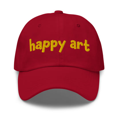 Happy art, embroidery Classic hat