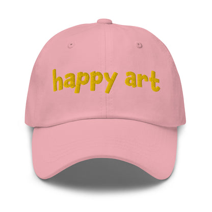 Happy art, embroidery Classic hat