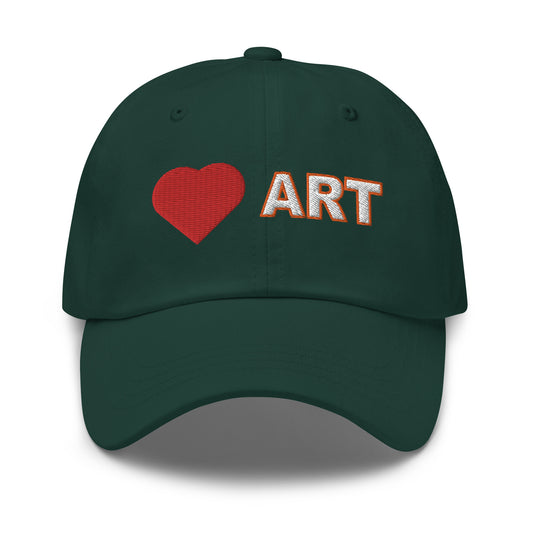 Love art, embroidery Classic hat