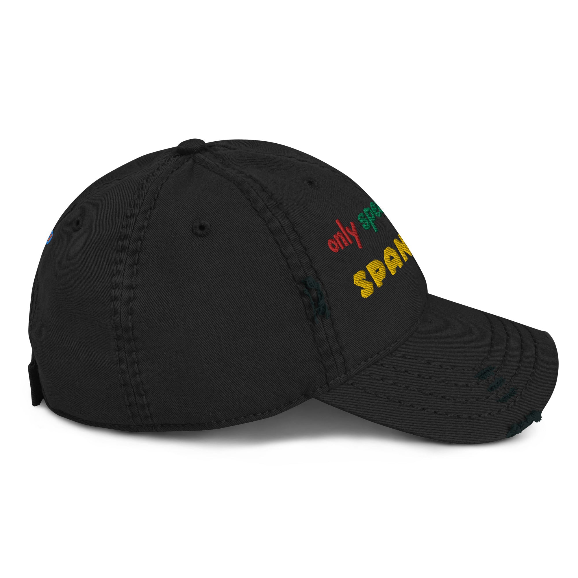 Only Speako Spanglish, embroidery Distressed hat
