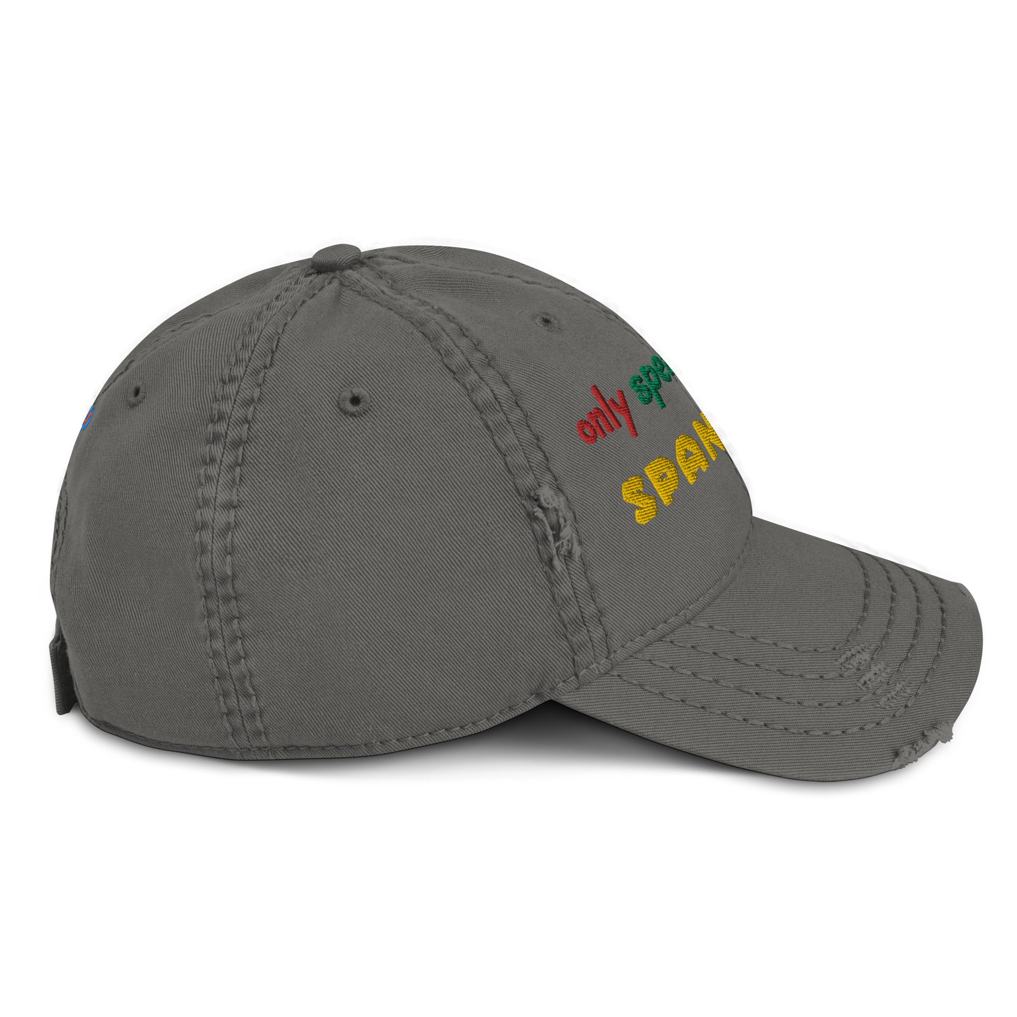 Only Speako Spanglish, embroidery Distressed hat