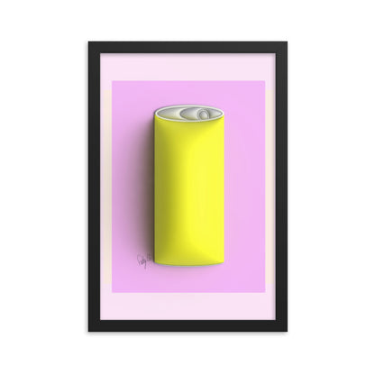 Fun soda 3D framed poster