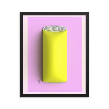 Fun soda 3D framed poster