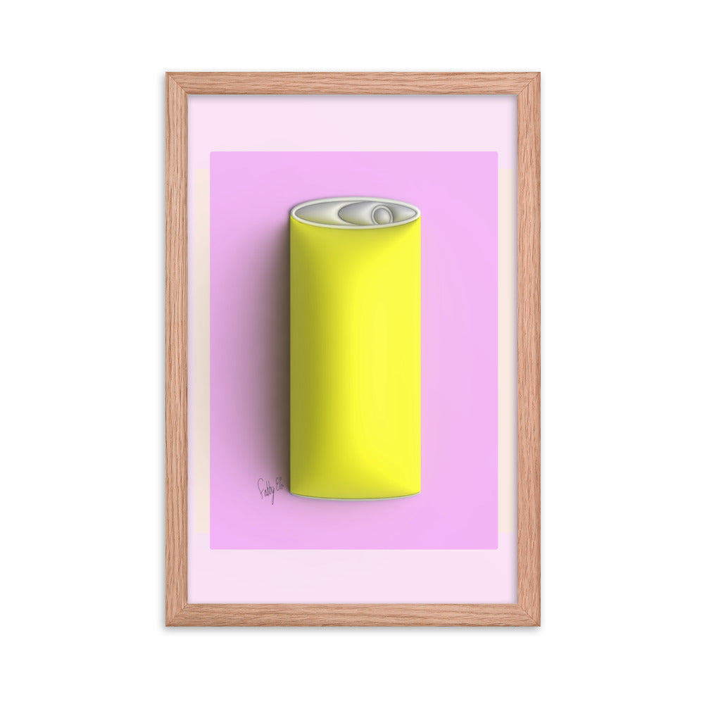 Fun soda 3D framed poster