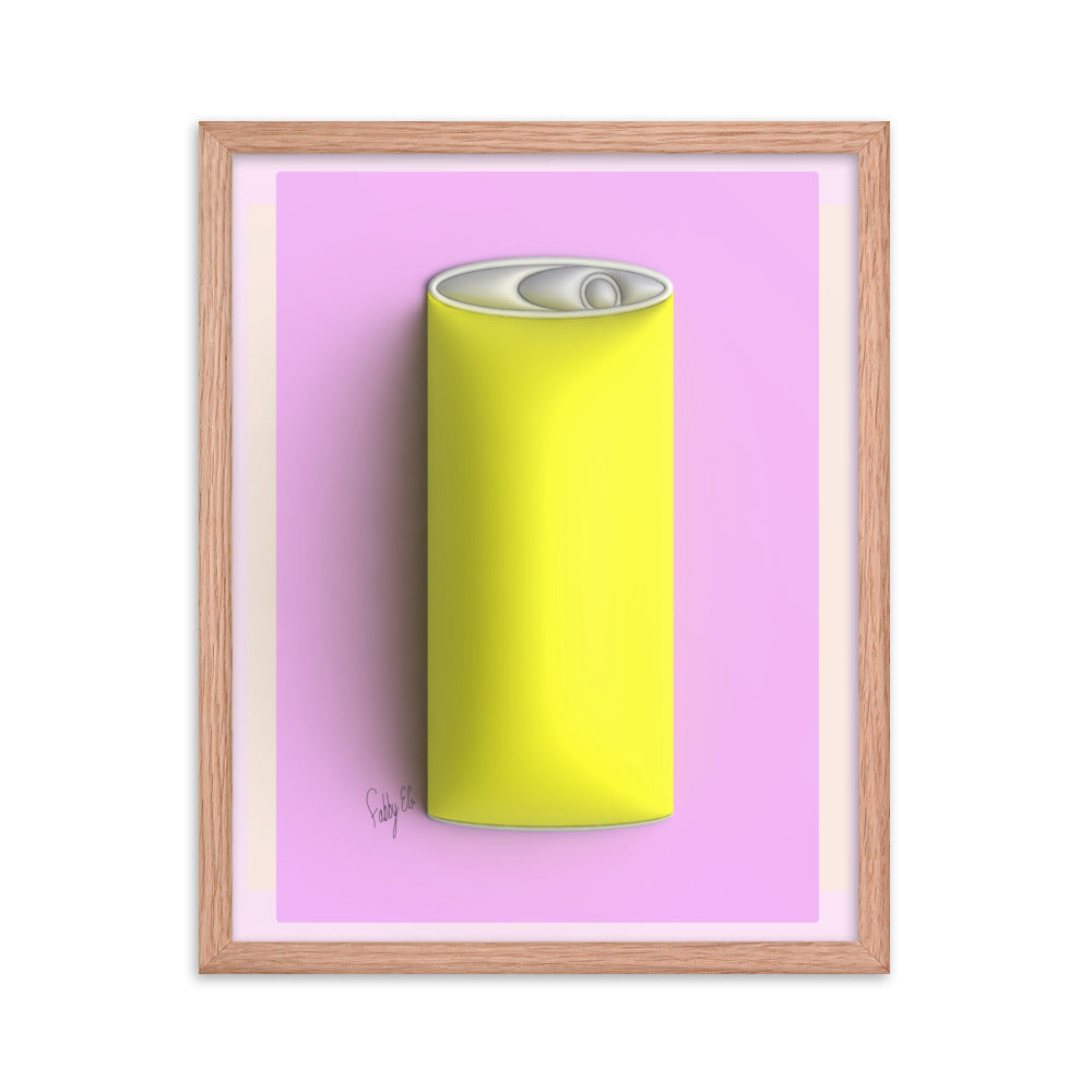 Fun soda 3D framed poster