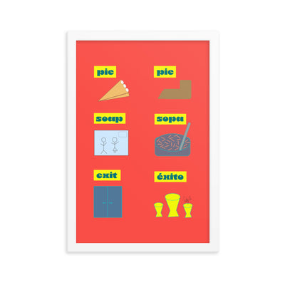 Translation day framed poster